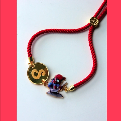 Circle Rakhi with Initial-rakhi-17