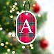 Checkered Print Ornaments-Magenta-PPCS-2404-sm