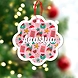 Wave Christmas Print Ornaments-Pink-PPCS-2409-sm