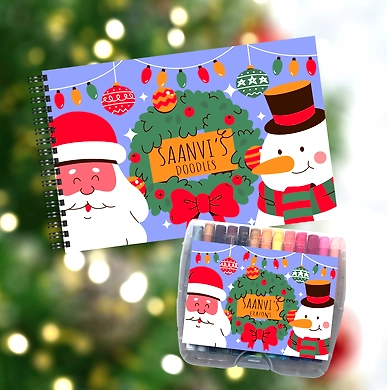 Doodle Book &amp; Crayon Set-PPCS-2418