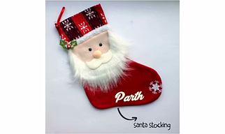Santa Face Stocking