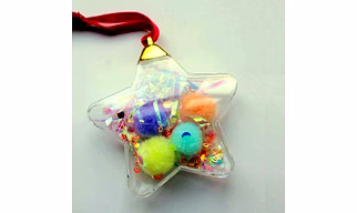 Letter Patch Ornament - Star