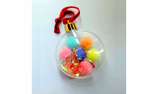 Letter Patch Ornament - Flat Circle