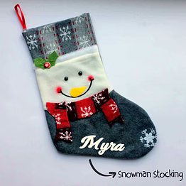 snowman stocking