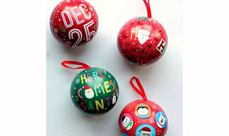 Gift in a bauble