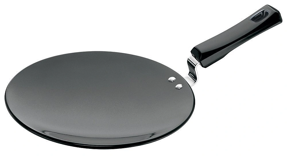 Hawkins Futura Hard Anodised Tawa with Plastic Handle, 26cm (L57)-5247