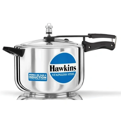 Hawkins Stainless Steel Induction Pressure cooker, 8 Litre(B85)-5256