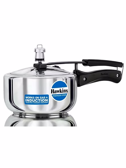 Hawkins Stainless Steel Induction Pressure cooker, 2 Litre(B25)