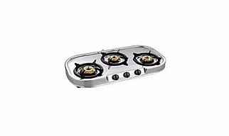 Sunflame Cooktop Spectra Range 3 Burner  Stainless Steel (N) Gas Stove