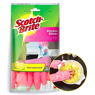 Scotch-Brite Kitchen Gloves-Medium-1