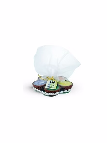 Iris Aromatic Candles in Diya Shape (Set of 5)