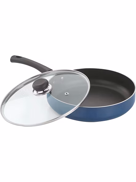Vinod Zest Non Stick Deep Fry Pan with Glass Lid