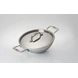 Alda Tri-Ply Stainless Steel Wok Pan with Lid-23186-sm