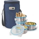 Steel Lock Airtight Lunch box with Insulated Bag-6119-sm