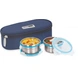 Steel Lock Airtight Lunch box with Insulated Bag-6110-sm