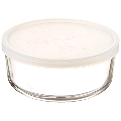 Bormioli Rocco Frigoverre Round Storage Container with Frosted Lid-3855