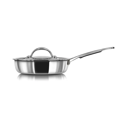 Stahl Triply Stainless Steel Artisan Frypan with Lid, 4420, 20cm, 1.3-Liters-5274