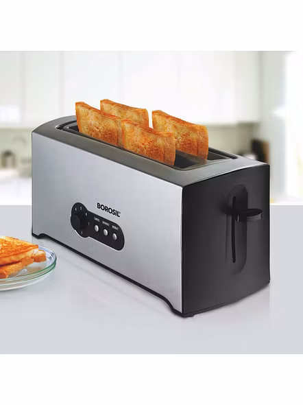 Borosil KRISPY 4 SLICE POP-UP TOASTER-48262
