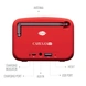 Saregama Carvaan Mini 2.0- Music Player with Bluetooth/FM/AM/AUX  (Sunset Red)-9-sm