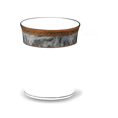 Noritake Majestic Mug Black1Pc (M167)-2166