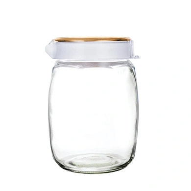 Cello Lilac Glass Storage Jar, 1.5 litres, Clear-2
