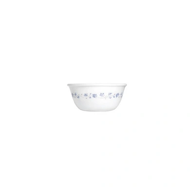 Corelle Lilac Blush Glass Katori Set, 177ml/3.5cm,White and Blue-35368