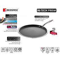 BERGNR Tawa H3PLY 31161 30 – 30cm Premium 3-Ply Tawa for Perfect Cooking