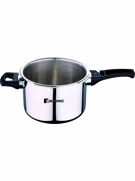 Bergner Argent Elements Triply Stainless Steel UnPressure Cooker with Outer Lid, 3.5 Ltrs (BG-9702)