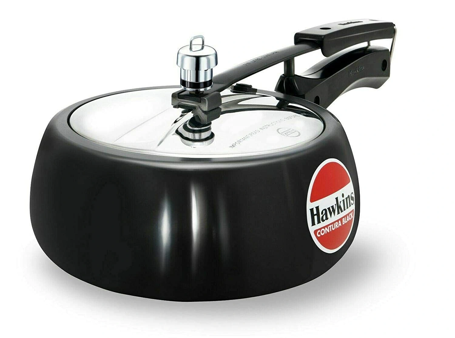 Hawkins Contura Hard Anodised Aluminium Pressure Cooker, 3.5 Liters(CB35)-35183