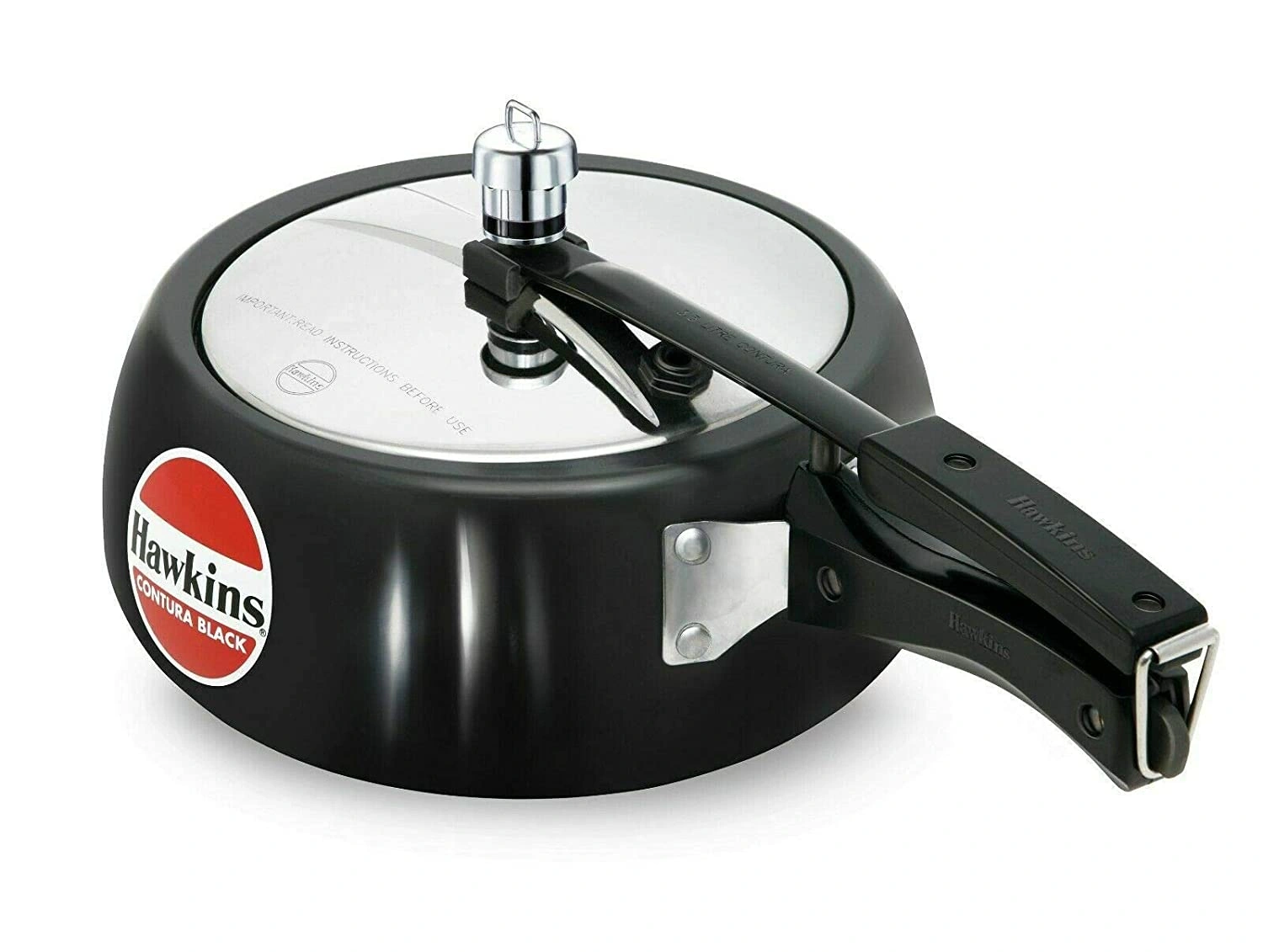 Hawkins Contura Hard Anodised Aluminium Pressure Cooker, 3.5 Liters(CB35)-2