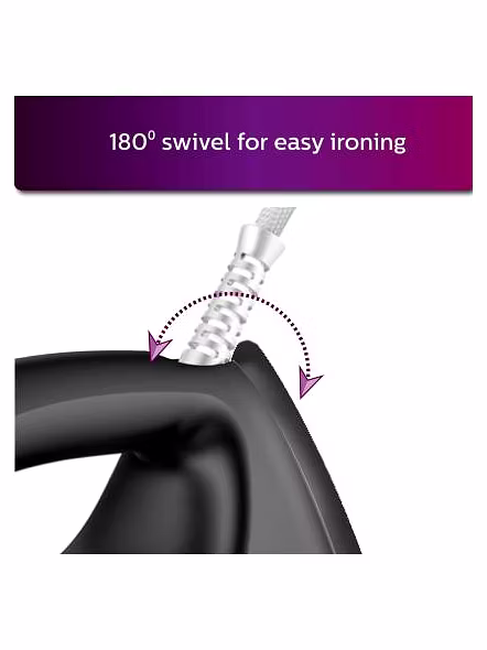 Philips GC181 Heavy Weight 1000 W Dry Iron, Black-3