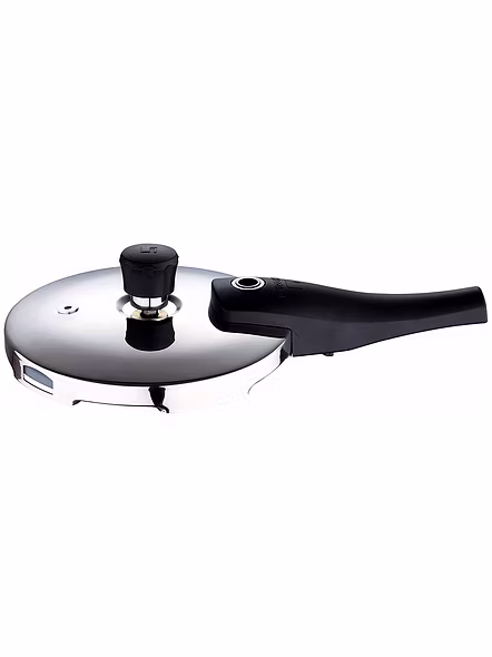 Bergner Argent Elements Triply Stainless Steel UnPressure Cooker with Outer Lid, 1.5 Ltrs (BG-9700)-3