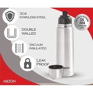 Milton Thermosteel Flip Lid Flask, 750 ml-3