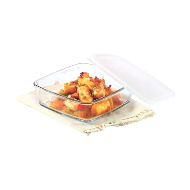 Borosil Square Dish with Lid Storage-15774
