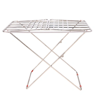Anjali Square Pipe Stainless Steel Clothes Drying Stand-Medium-2