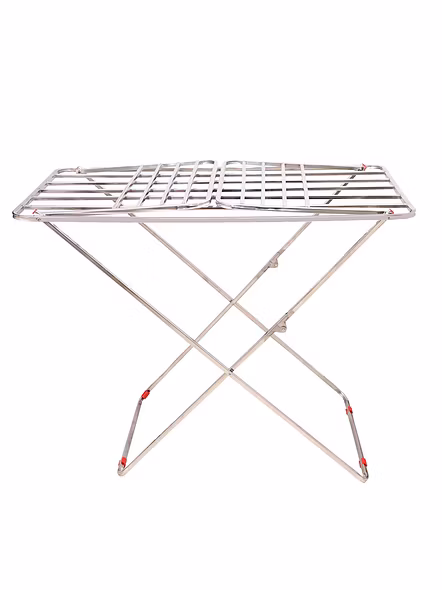 Anjali Square Pipe Stainless Steel Clothes Drying Stand-Medium-2