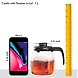 Borosil Carafe Flame Proof Glass Kettle-1ltr-3-sm