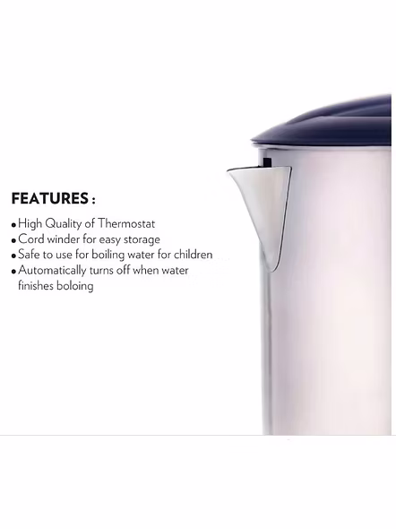 Borosil Eva Kettle, 1 litres (BKE1LSSB21)-3