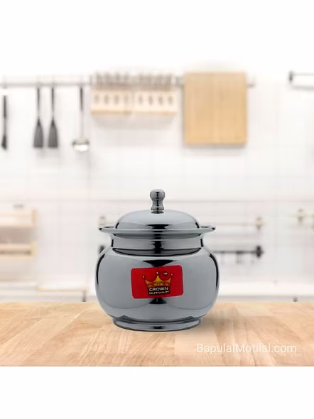 Crown Taj Ghee Pot with Spoon-1
