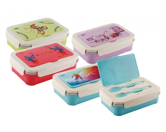 Dubblin Tom Lunch Box - 850ml (Multi Color)-5