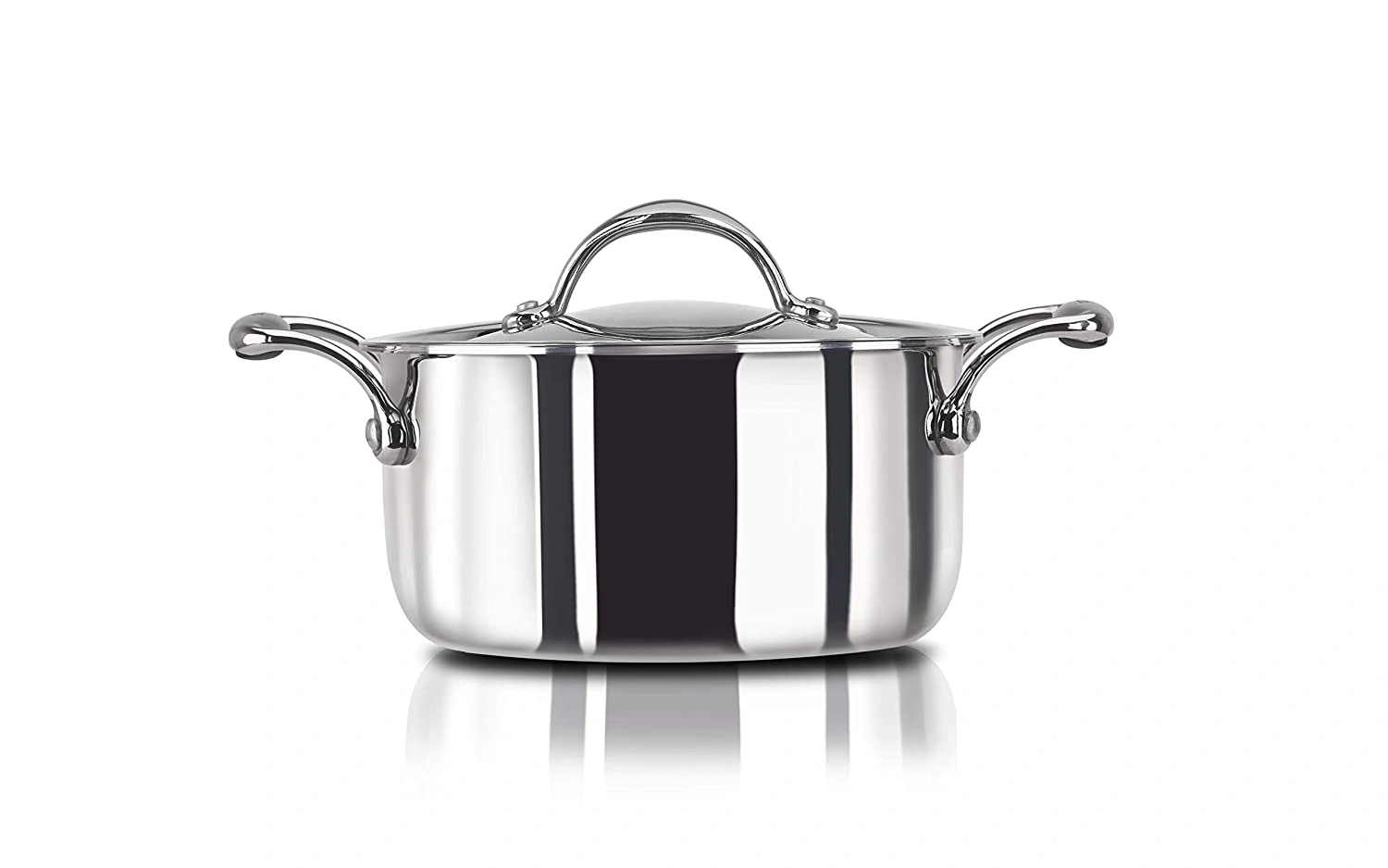 Stahl Triply Stainless Steel Artisan Casserole with lid-5265