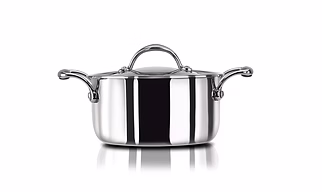 Stahl Triply Stainless Steel Artisan Casserole with lid 