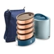 Vaya Tyffyn Copper-Finished Stainless Steel Lunch Box with Bagmat, 1300ml, 4 Containers-43675-sm