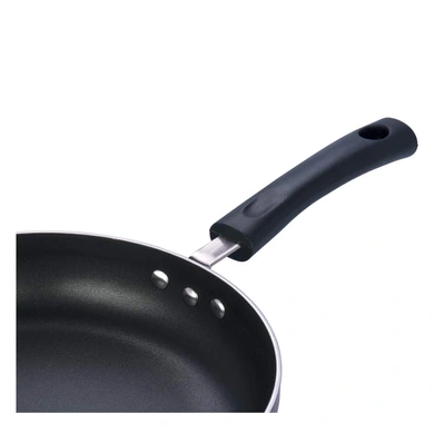 Vinod Zest Non Stick Deep Fry Pan with Glass Lid-22cm-3