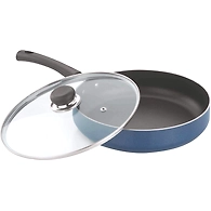 Vinod Zest Non Stick Deep Fry Pan with Glass Lid-26cm