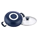 Vinod Zest Non Stick Kadai with Glass Lid-26cm/3.4ltr-2-sm