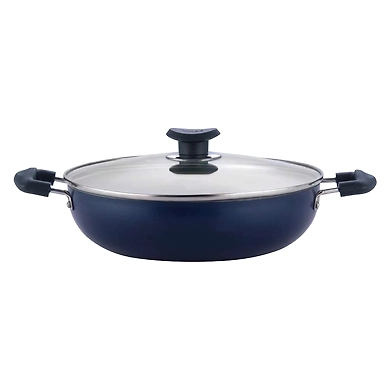 Vinod Zest Non Stick Kadai with Glass Lid-5092
