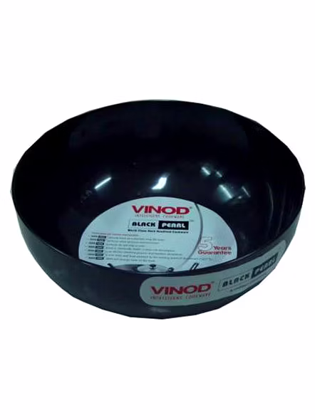 Vinod Cookware Hard Anodised Black Pearl Tasla Without Lid