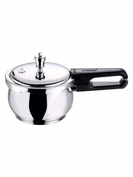 Vinod 18/8 Stainless Steel Splendid Plus Pressure Cooker (Induction Friendly)-1.5ltr