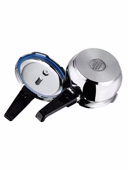 Vinod 18/8 Stainless Steel Splendid Plus Pressure Cooker (Induction Friendly)-5.5ltr-3